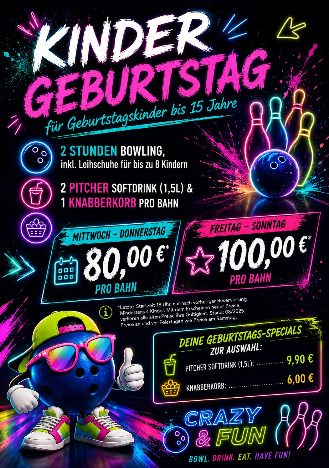 Kindergeburtstag Crazy & Fun